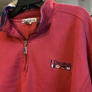 Carnival Cruise Line Quarter-Zip Sweater